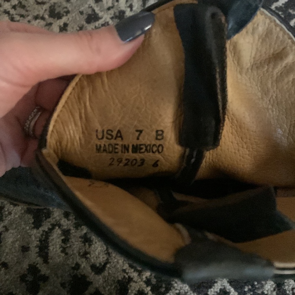 Black Cowboy Boots - Picture 4 of 7